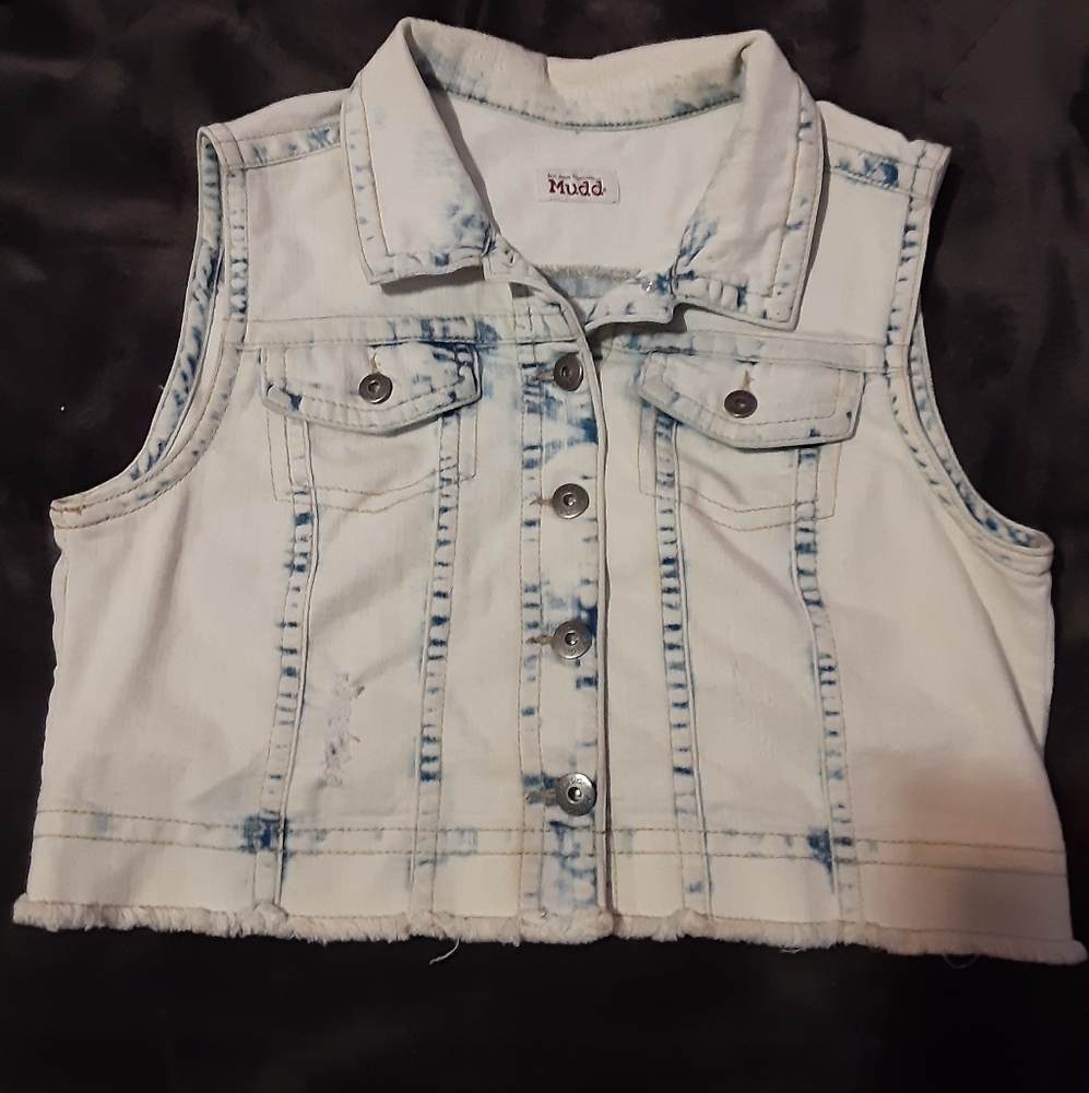 Jean jacket vest
